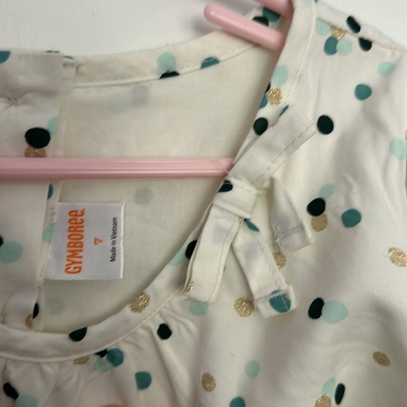 Gymboree 7 fancy St. Pats blouse - Picture 4 of 5